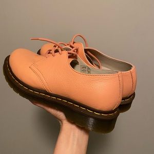 Dr Martens 1461 LEATHER OXFORD SHOES Virginia Salmon Pink